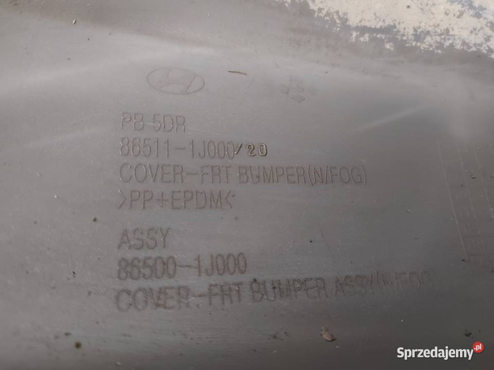 HYUNDAI i20 I 10r zderzak przód 865111J000