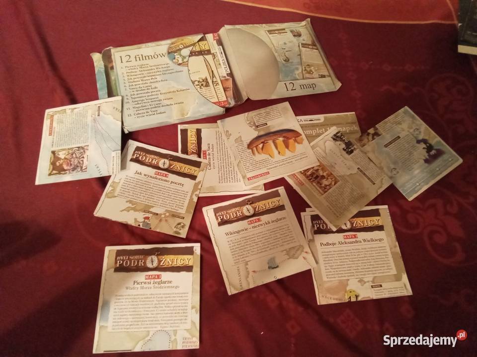 Byli sobie podróżnicy mapy 9 płyt mazowieckie