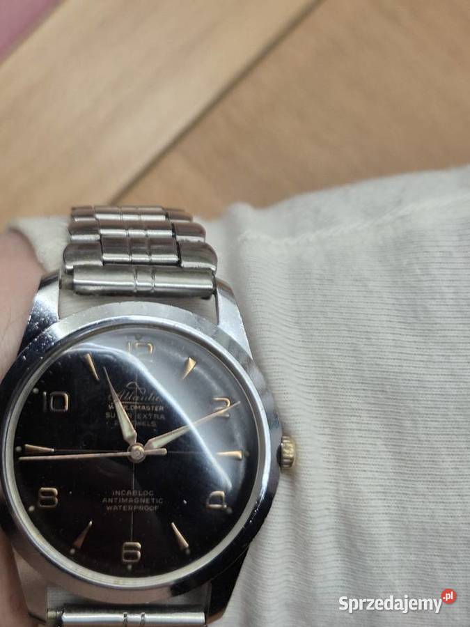 Męski rzadki zegarek Atlantic Wordmaster Super sprzedam