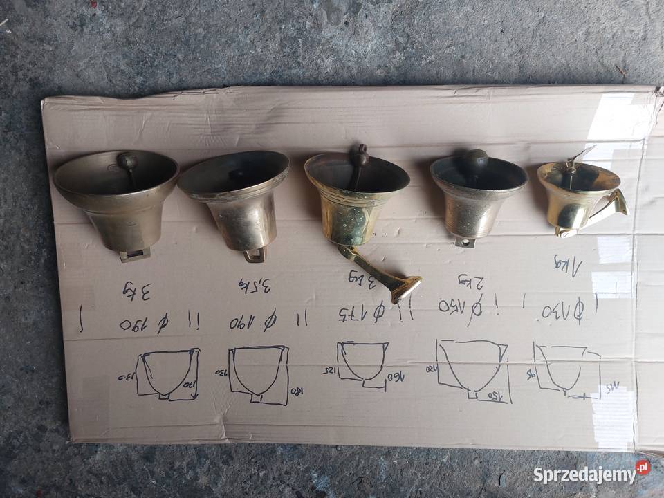 Dzwony mosiężne Miłków