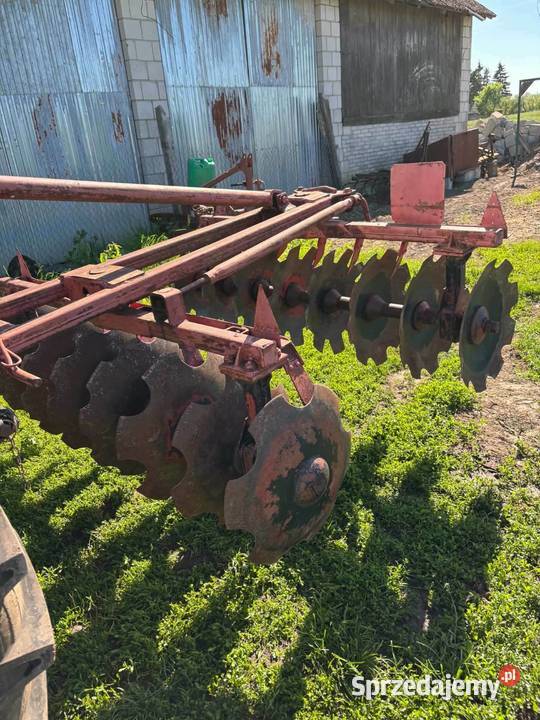 Sprzedam zgrabiarke bronę talerzową i przyczepę Sobótka