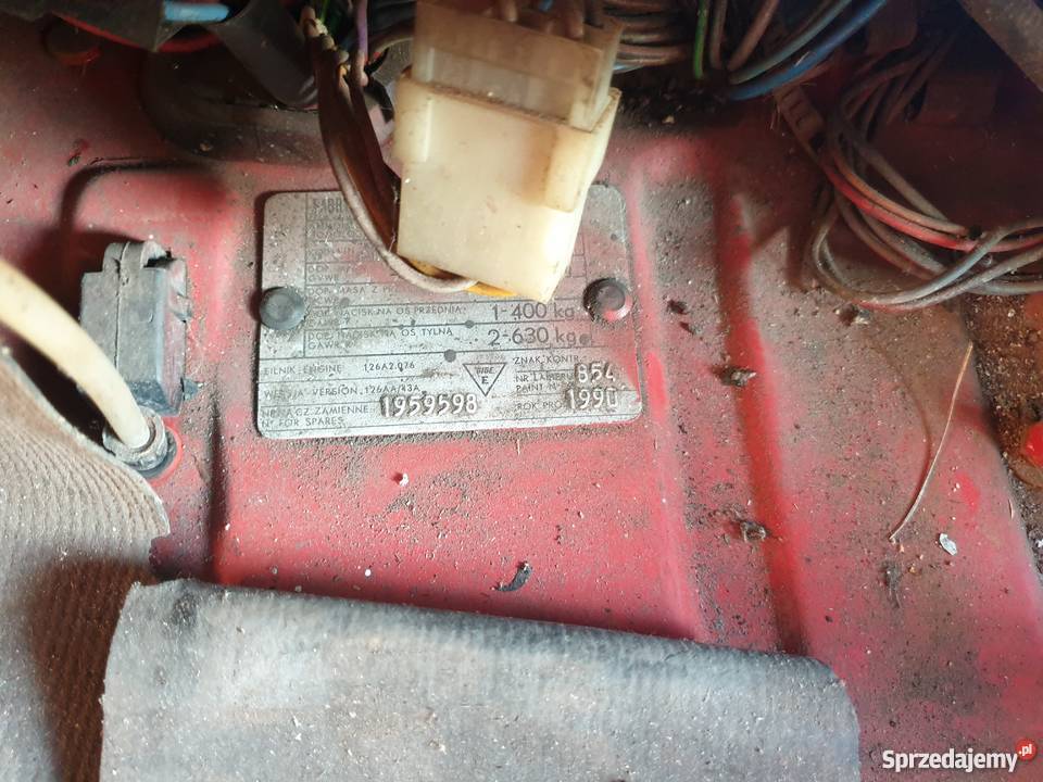 FIAT126P BIS 1989 z Dokumentami 2 bisy Środa Wielkopolska
