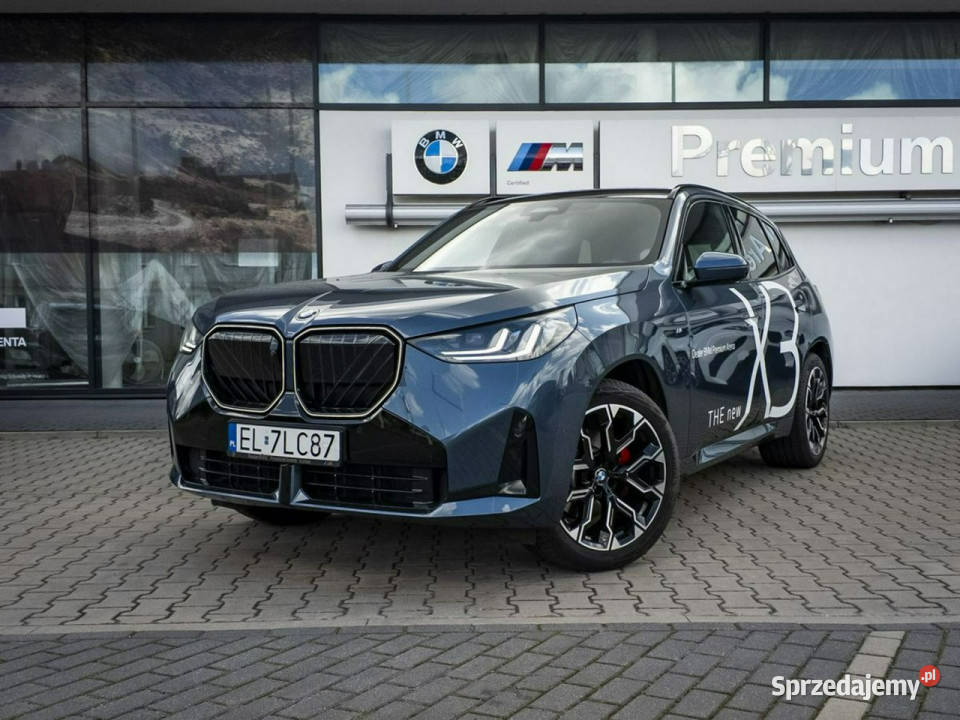 BMW X3 NOWE BMW X3 xDrive20d Demo Koła zimowe w światła przeciwmgielne Łódź