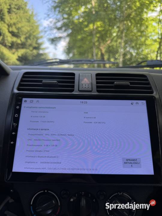 Radio 2din Android CarPlay 6GB RAM 6128GB osobowe Głowienka