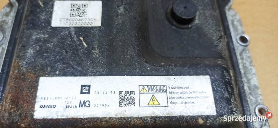 Opel Zafira B 17 CDTI komputer 98113172 Komputery Bolesławiec