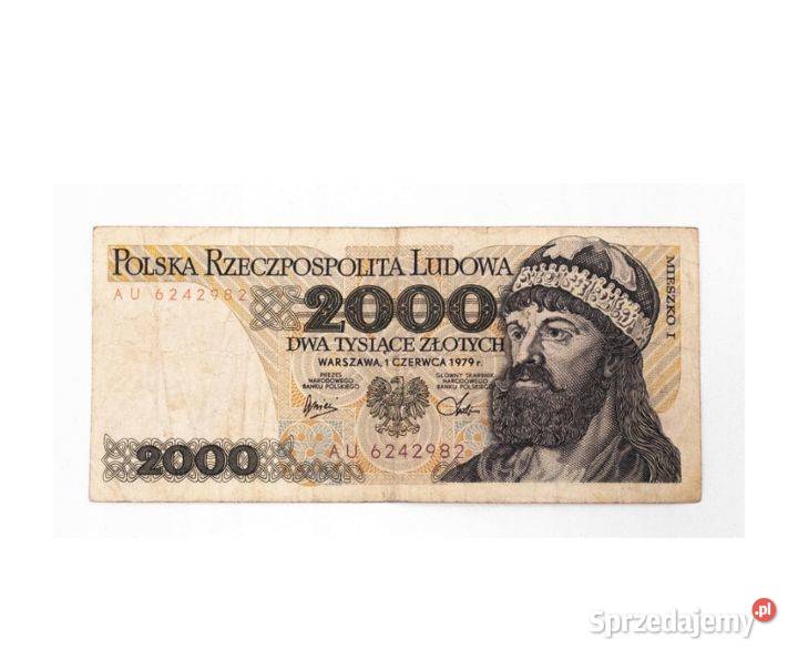 Polska PRL 2000 1979 seria AU podlaskie Łomża