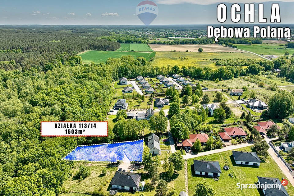 Działka na ekskluzywnym osiedlu Dębowa Polana budowlana Zielona Góra sprzedam