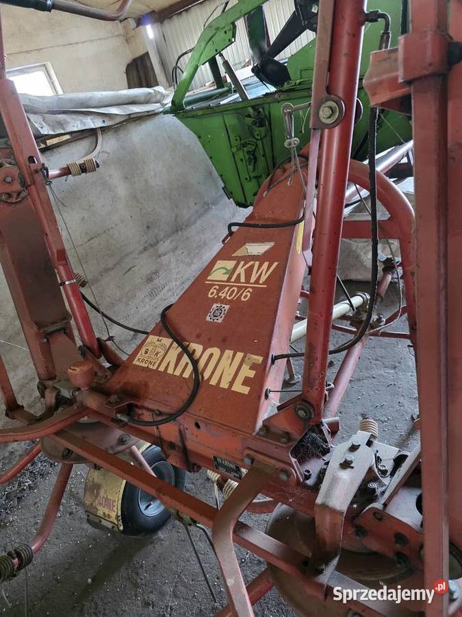 Przetrząsarka do siana Krone 6m lubelskie Bezwola
