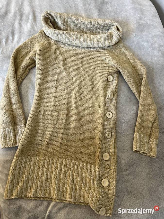 Sweter tunika sukienka z golfem szerokim podkarpackie Jasło