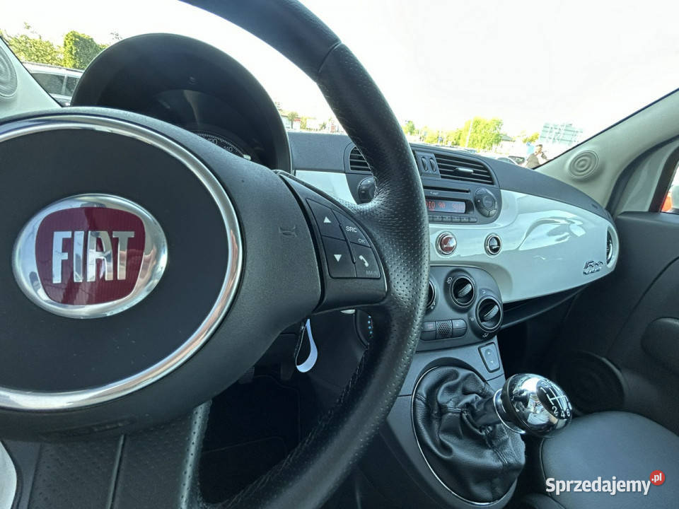 Fiat 500 klima centralny zamek el szyby lusterka ASR (kontrola trakcji) 500