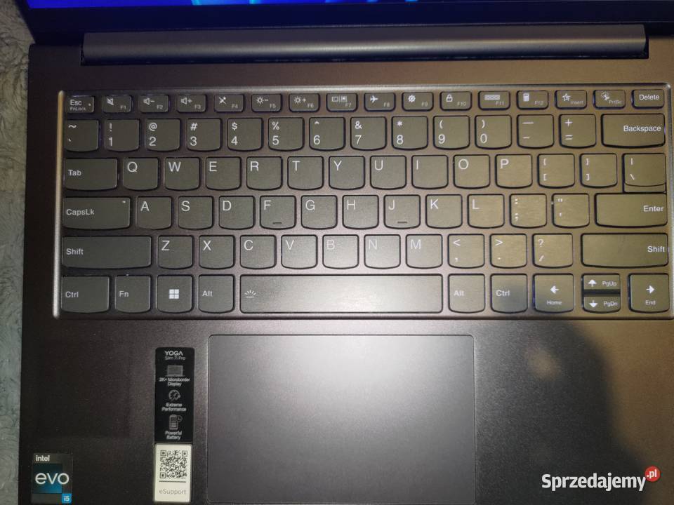 Lenovo Yoga Slim 7 Pro 14 i512500H 16GB 512GB Obsługa standardu 802.11n  Tuszyn