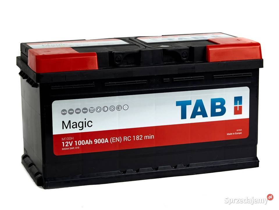 Akumulator TAB MAGIC 100Ah 900A wysoki mazowieckie Radom