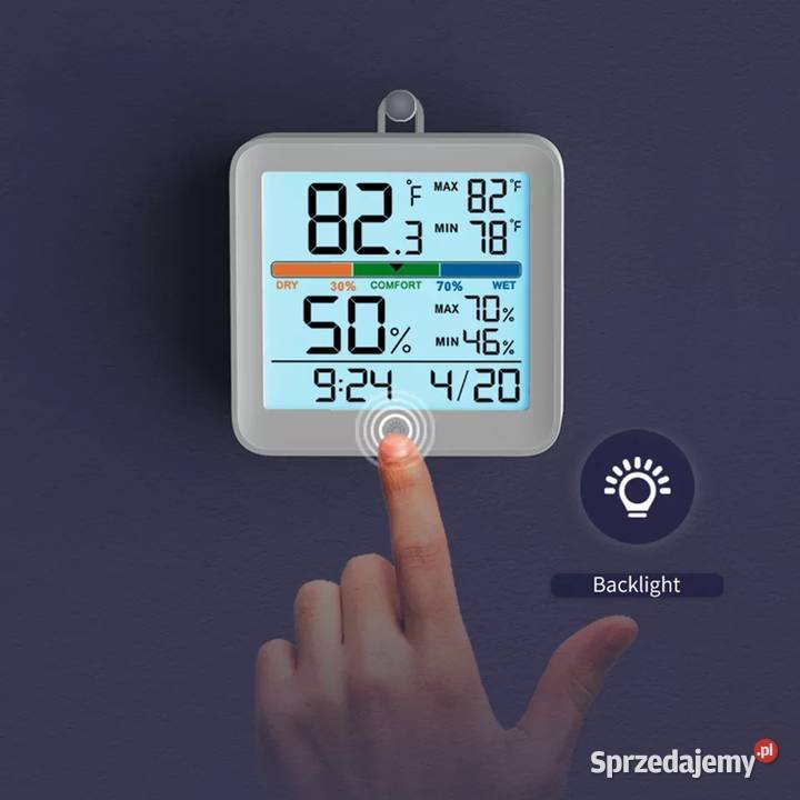 Stacja pogodowa podświetlana sprzedam