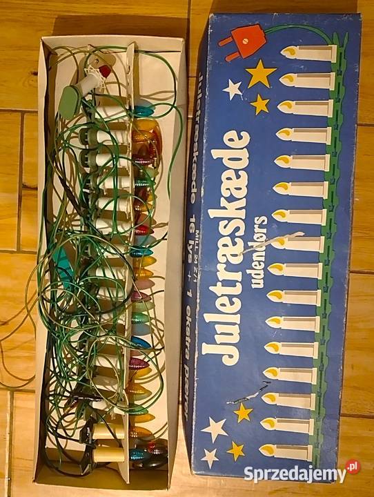 lampki choinkowe PRL Bukowno