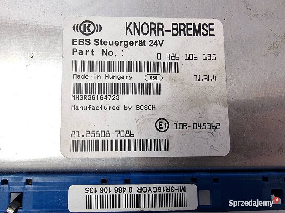 MODUŁ MAN TGX 18440 81258087086 osobowe Pozostałe Lipno sprzedam