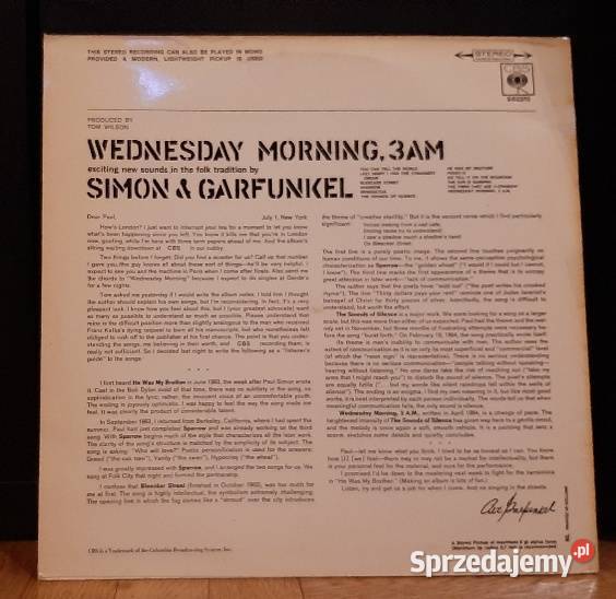 Simon Garfunkel Wednesday Morning 3AM winyl Warszawa sprzedam