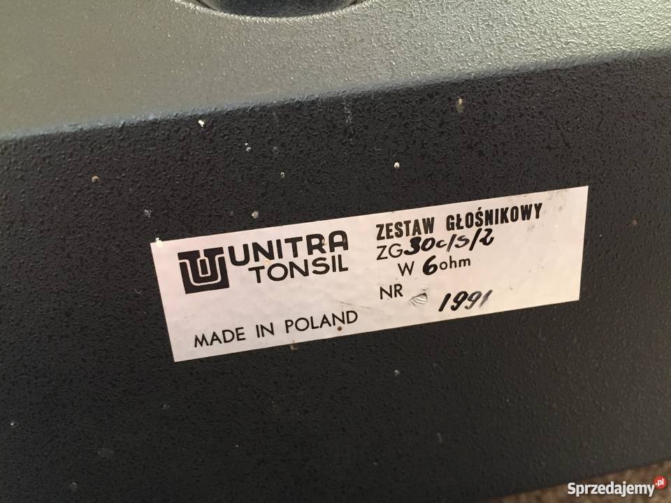 Unitra Tonsil Zg30cs2 Małe kolumny do samochodu Ostrów Wielkopolski sprzedam