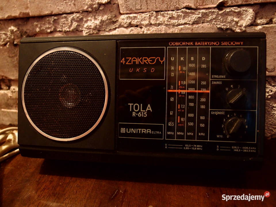 Radio Unitra Eltra TOLA R615 lata 80te PRL