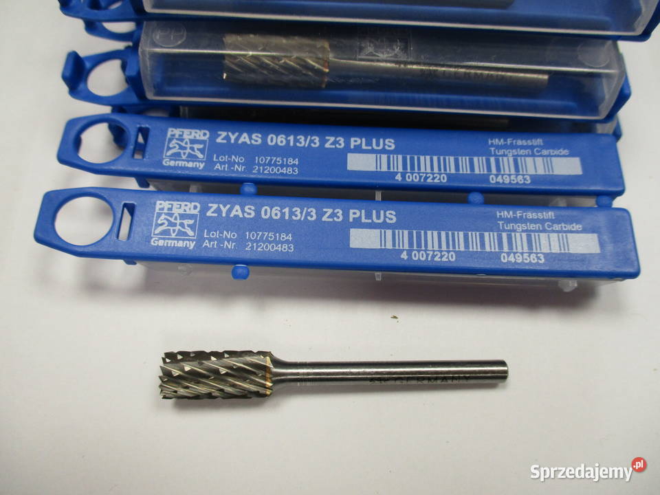 Trzpienie frezarskie PFERD ZYAS 06133 Z3 PLUS