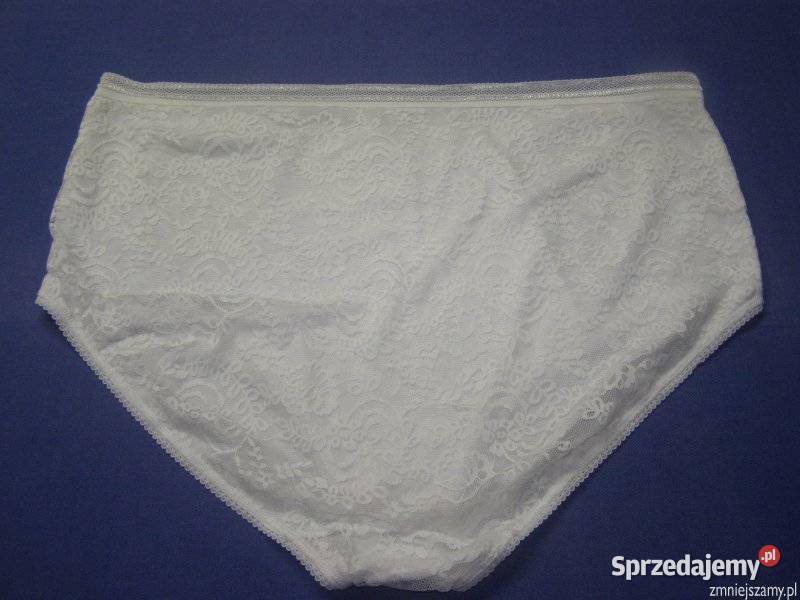 Majtki białe koronka rozmiar XXXL 1846 GEORGE Siedlce