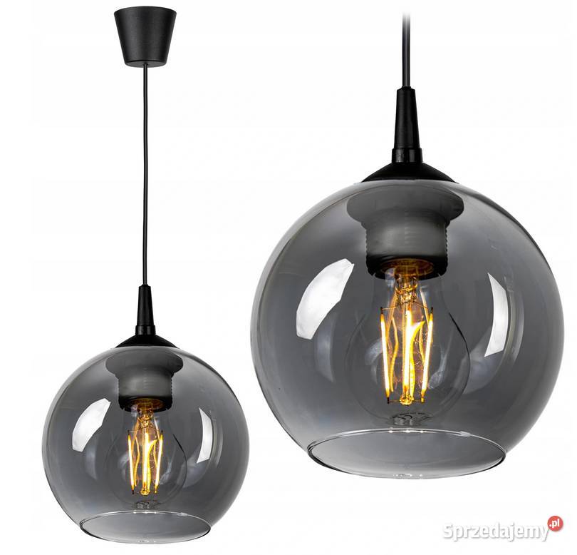 LAMPA WISZĄCA SUFITOWA ŻYRANDOL szklana dymiona podlaskie Choroszcz