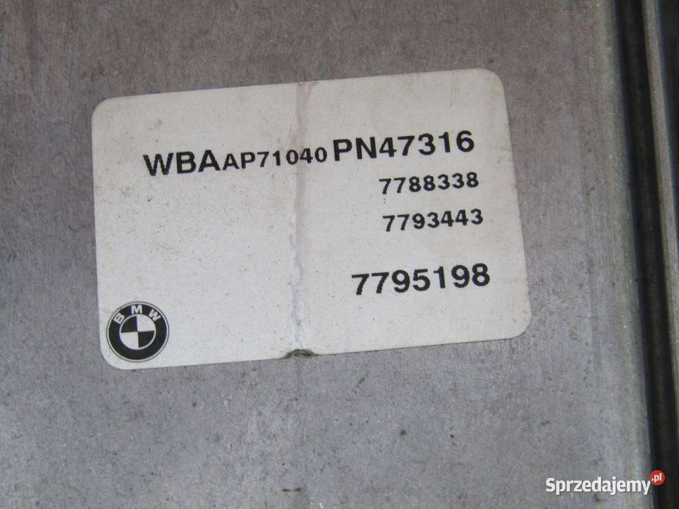 STEROWNIK SILNIKA BMW 3 E46 20 150 7793443 Mysłaków