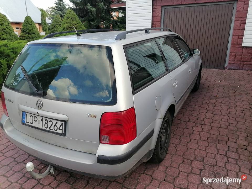 Volkswagen Passat b5 19TDI 90 koni srebrny Opole Lubelskie
