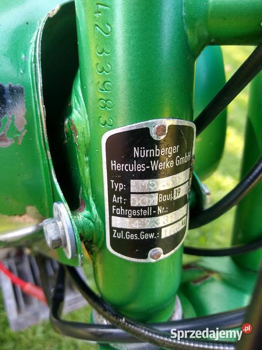 Motorower Hercules Sachs drugi silnik łańcuch Kraków