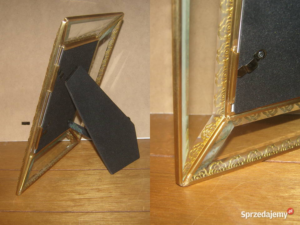 mosiężna ramka na zdjęcia odcienie żółtego kujawsko-pomorskie Włocławek sprzedam