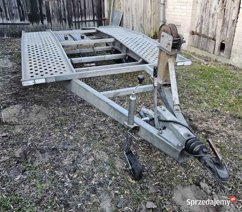 Laweta garbatka 1800 DMC ocynk 2oś Kotuń