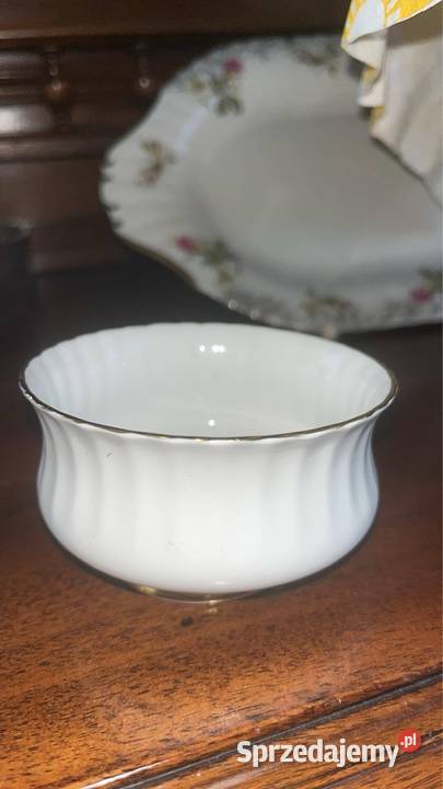 Miseczka biała ze złotem Syg Paragon Made in Gdańsk