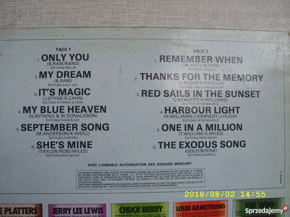 BLUES Lp THE PLATTERS VOL 2 Wołów