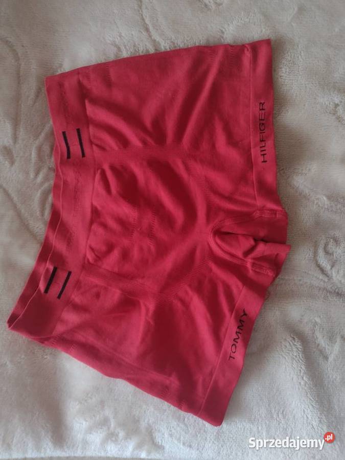 ML Tommy Hilfiger Czerwone szorty modelujące Szorty Kraków sprzedam