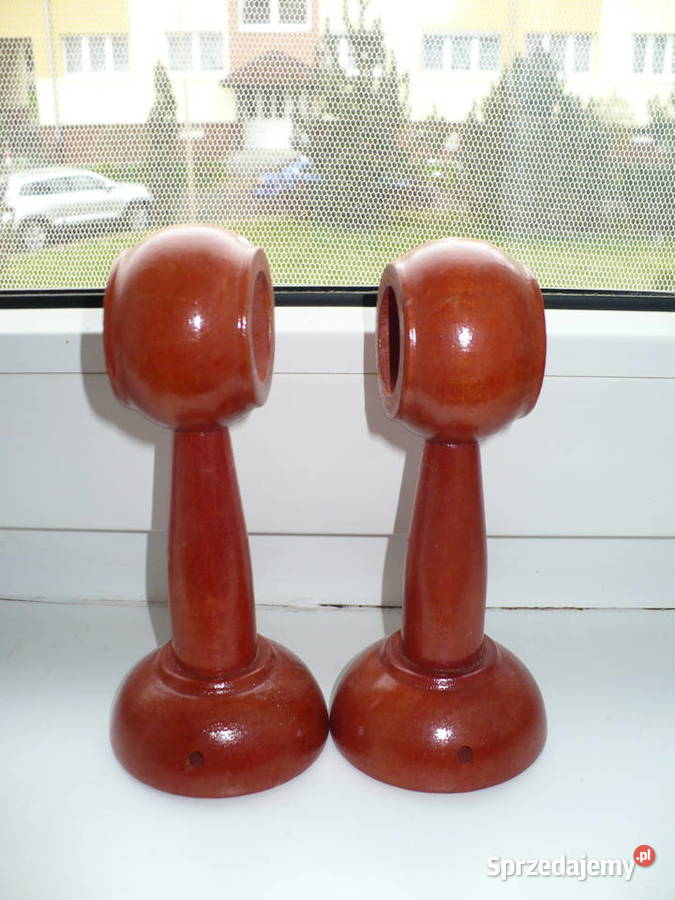 Wspornik Uchwyty do karniszy drewniane Puszczykowo