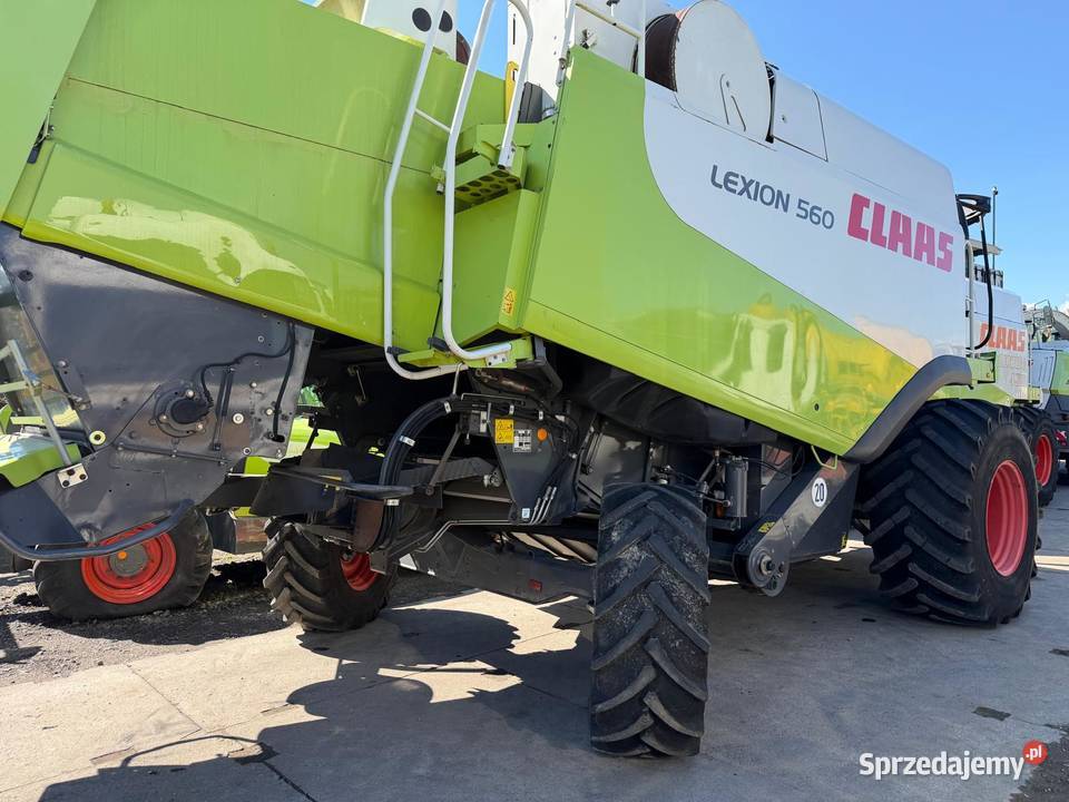 Kombajn zbożowy Claas Lexion 560 prod 2009 heder Nowa Ruda