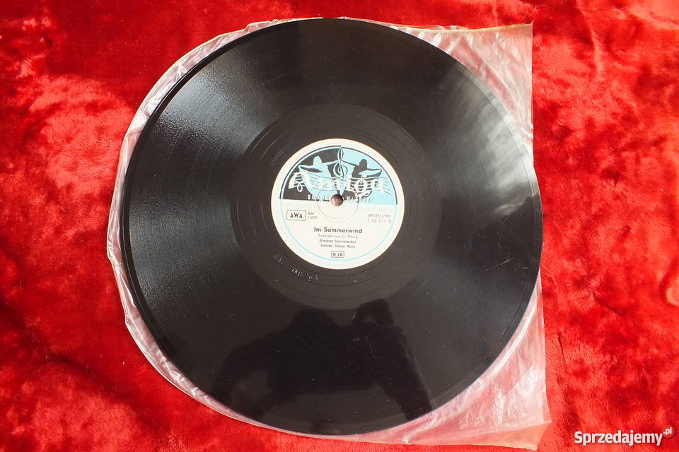 Płyta winylowa szelakowa niemiecka gruba ciężka 1 płyta Żary
