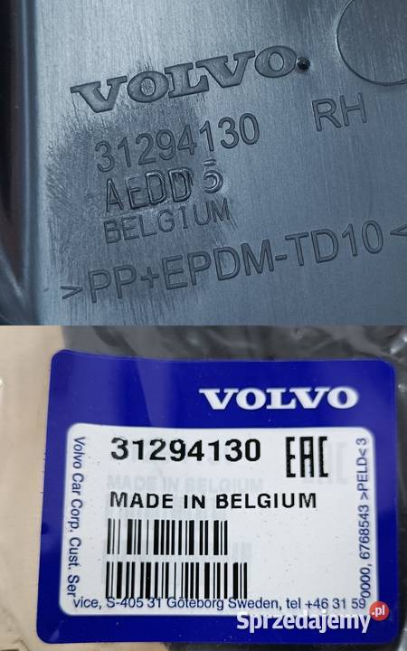 VOLVO V60 S60 II KRATKA ZDERZAKA PRAWY PRZÓD osobowe Pleszew