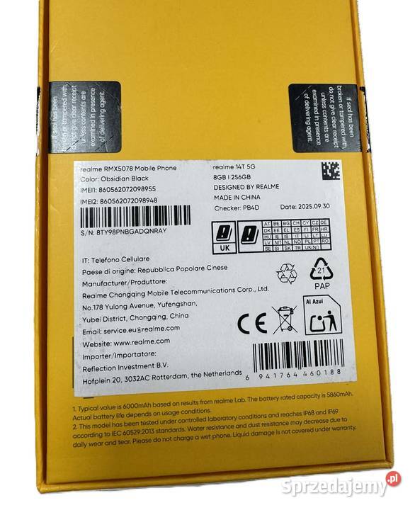 Smartfon Realme 14T 5G Elbląg