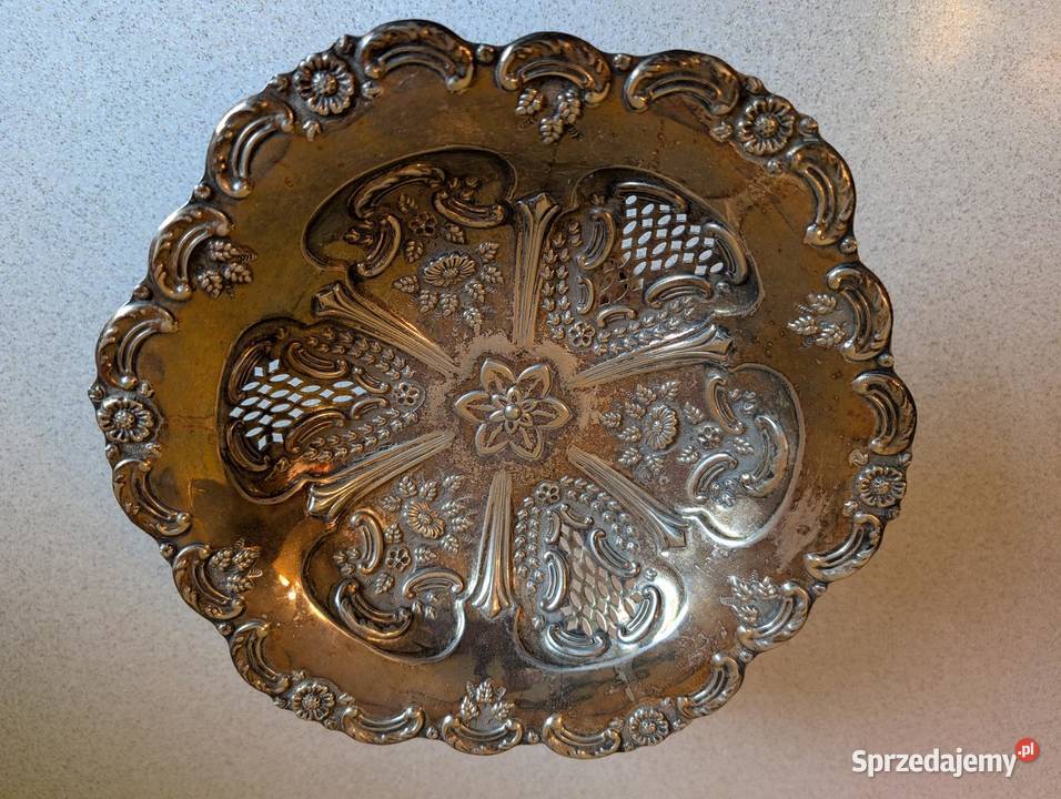 Patera na nóżce RR S Sheffield EPNS RICHARD Piła