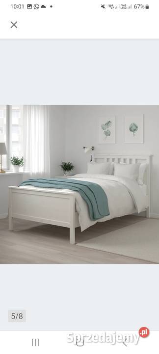 Łóżko Ikea Hemnes 120200 w komplecie z materacem 112cm Słupsk