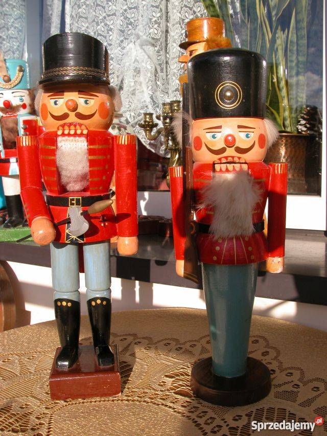 dziadek do orzechów stary rękodzieło 2 sztuki Gorzów Wielkopolski