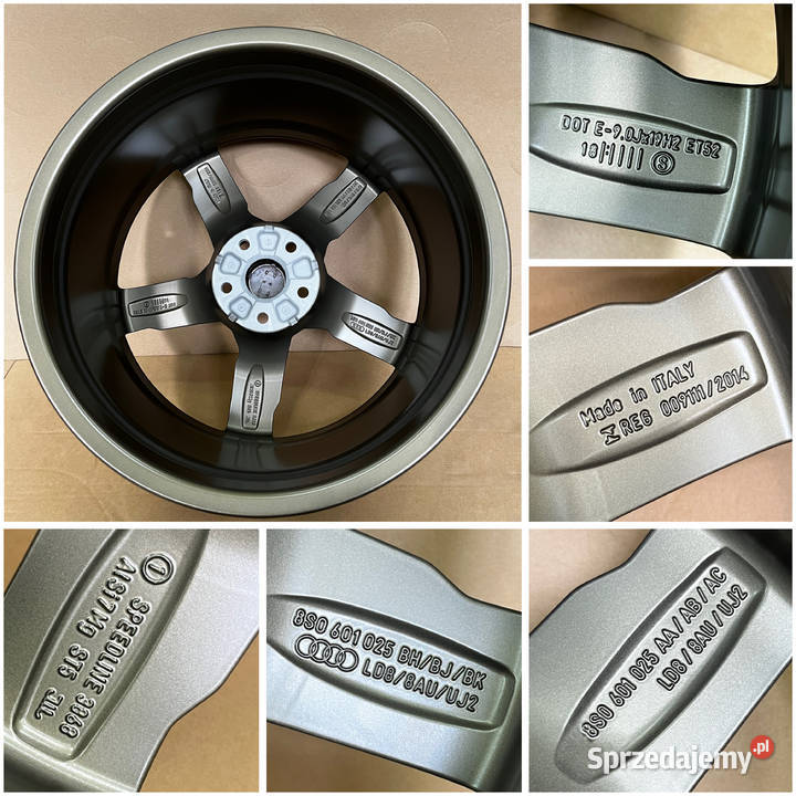 Felgi Audi TT S TTRS 8S 9Jx19 ET52 8S0601025AA Gostyń