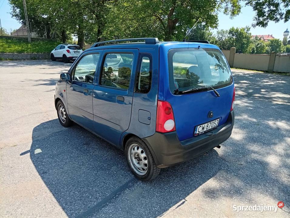 Opel Agila 12 Benzyna 2002 niebieski