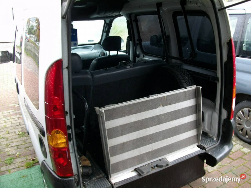 Renault Kangoo z tylnym podjazdem I 19972007 biały Katowice