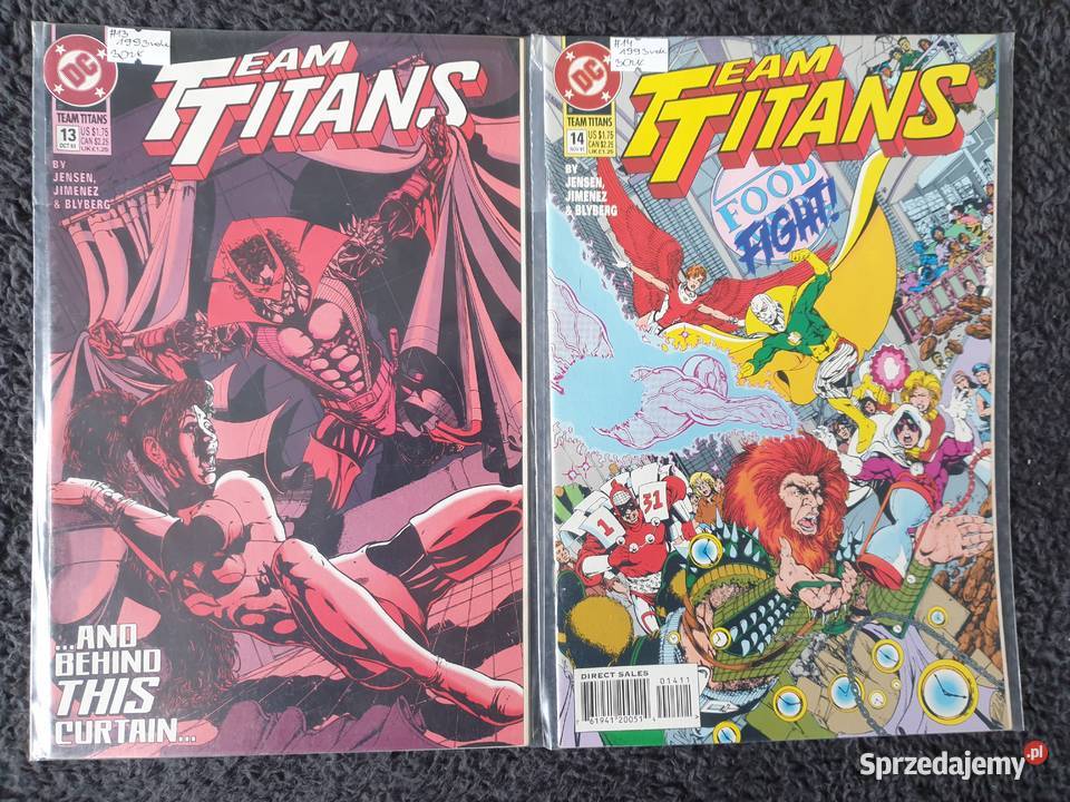 Team Titans kolekcja 17 komiksów DC USA 19921994 pomorskie