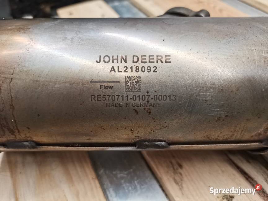 John Deere 6155 R Kolektor wydechowy AL218092 Wilkowo