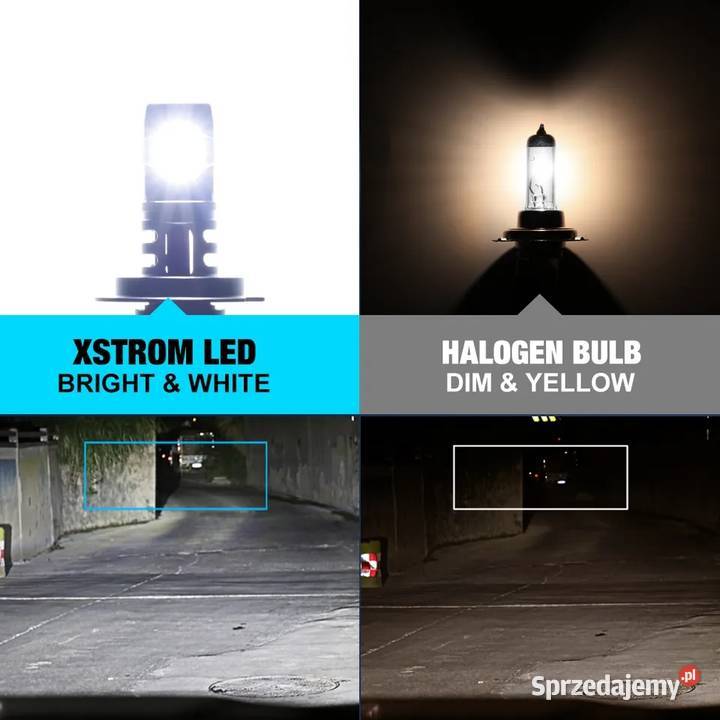 Żarówki LED H4 XSTORM komplet Oświetlenie dolnośląskie Wrocław