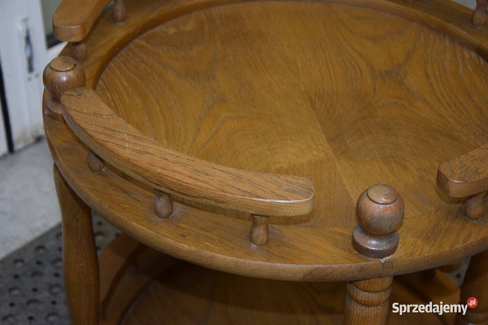 barek stolik dębowy na kółkach super stan Olsztyn