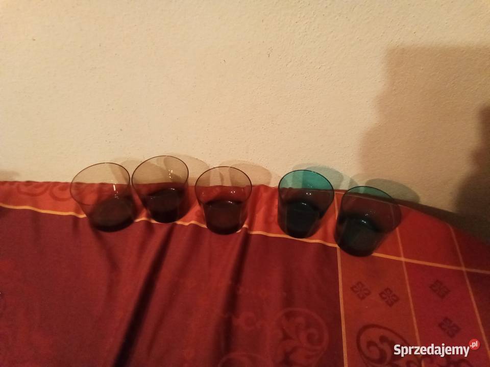 Szklanki lata 60te PRL mazowieckie Warszawa sprzedam