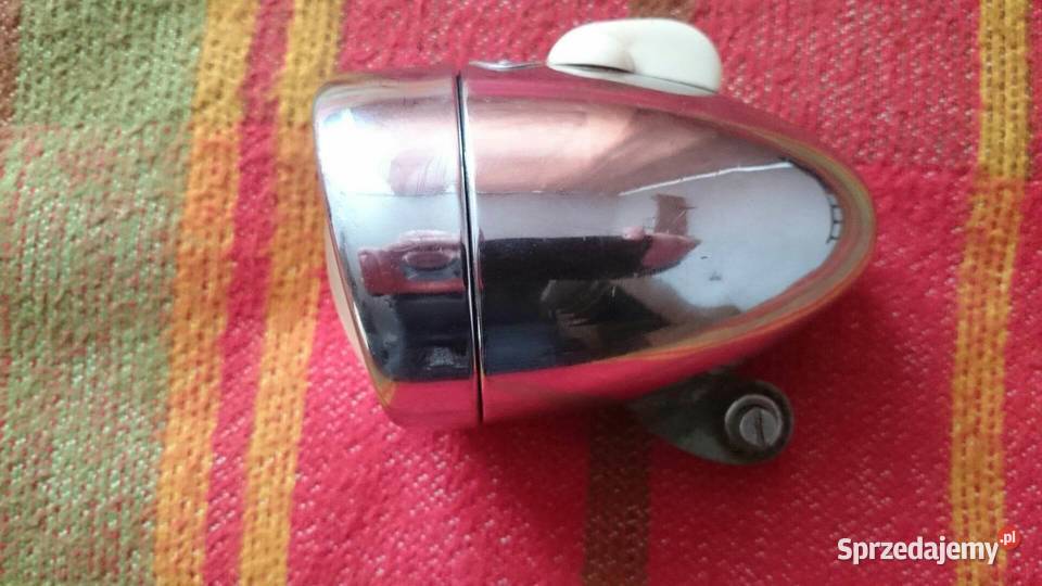 Stara niemiecka lampa rowerowa RADSONNE chrom Szczebrzeszyn